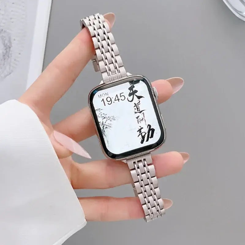 Apple Watch Stainless Steel Band - Sleek Durable Style