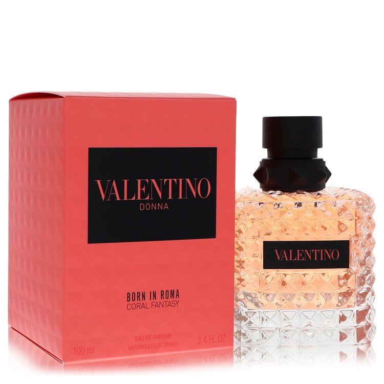Valentino Donna Born in Roma Coral Fantasy by Valentino Eau De Parfum Spray 3.4 oz for Women - LUXGRIAL