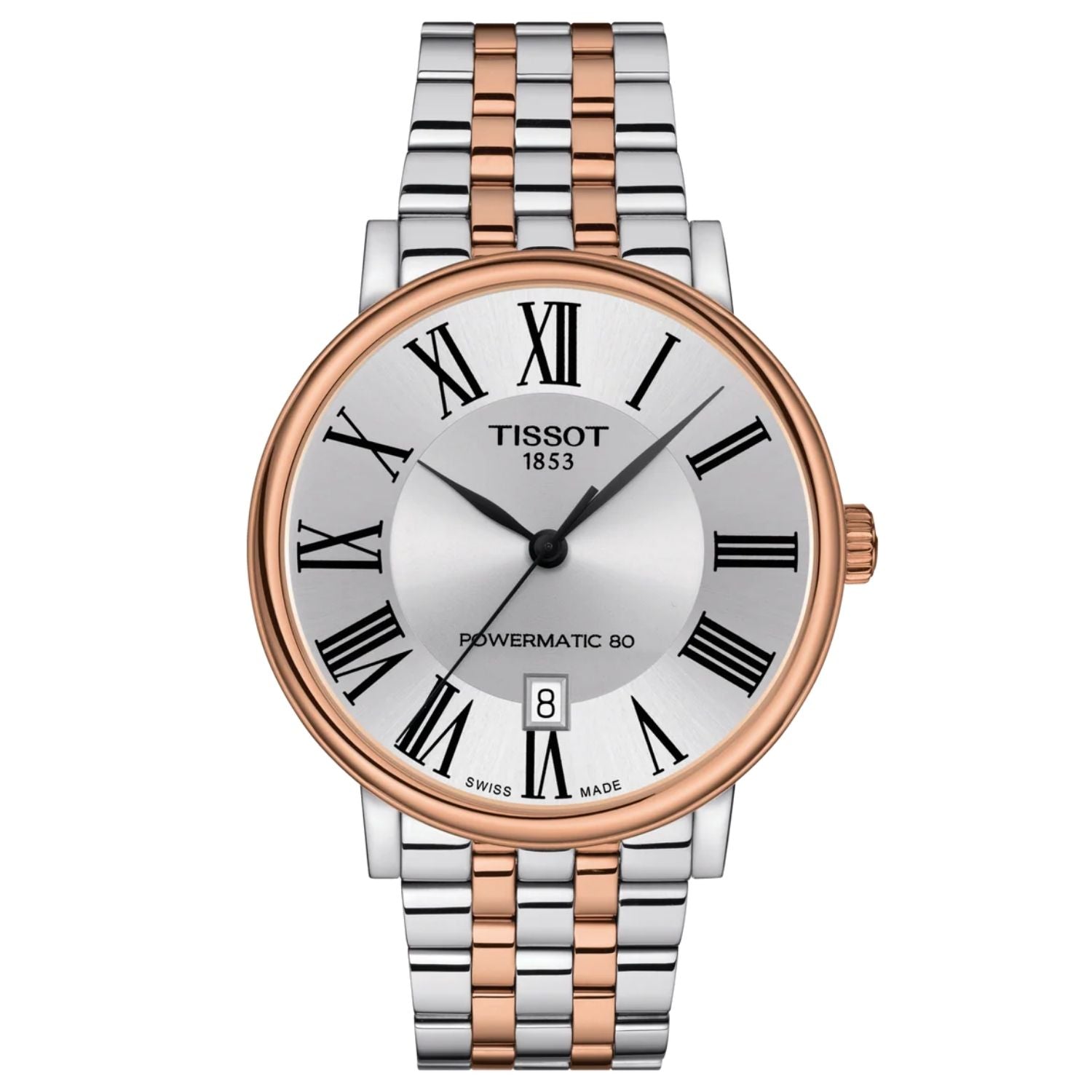 Tissot Men's Carson Swiss Quartz Watch – Two-Tone Bracelet, 40mm